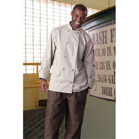 Nathan Caleb Orleans Chef Coat in Stone - Large NA141421